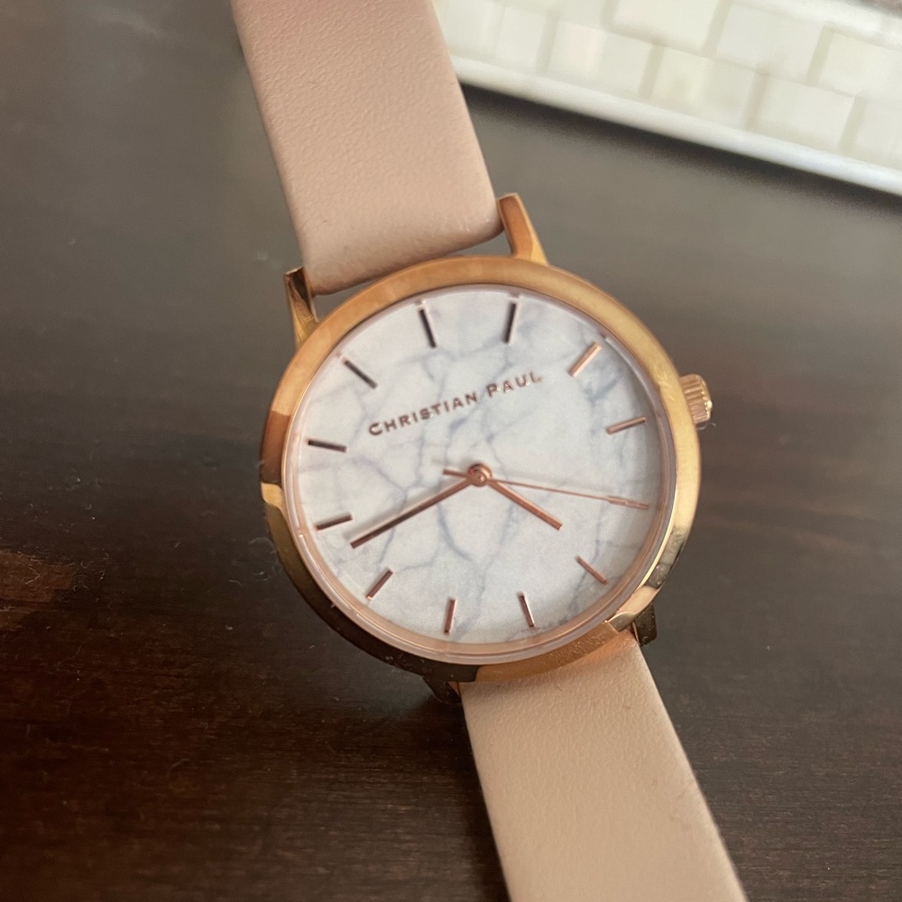 Christian Paul Womens genuine leather watch